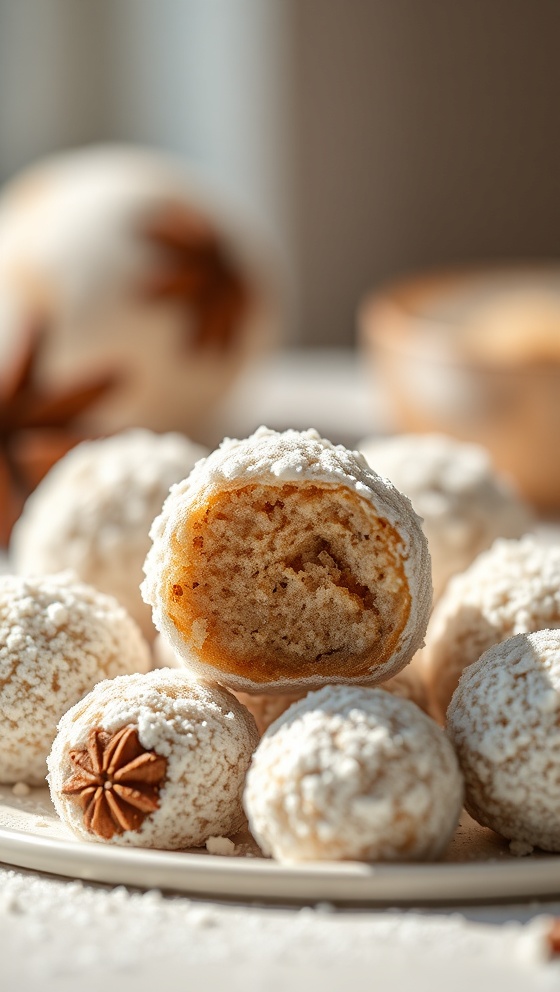 Chai Spice Snowball Treats