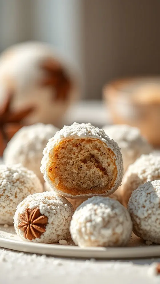 Chai Spice Snowball Treats