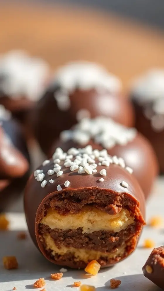 Chocolate Butterfinger Truffle Bites
