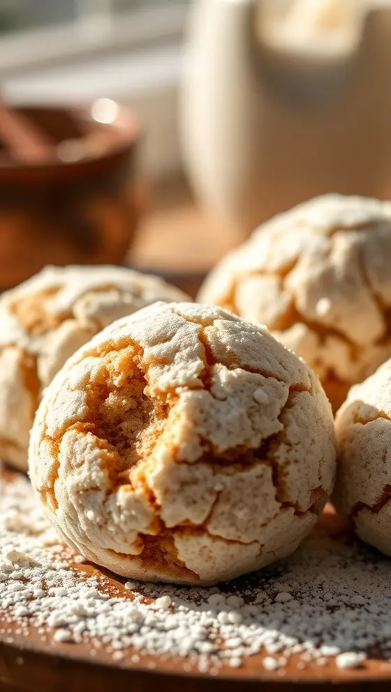 Easy Chai Spiced Snowball Cookies