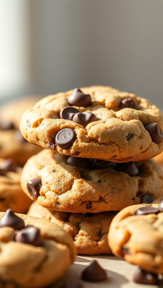 Minty Chocolate Chip Cookies