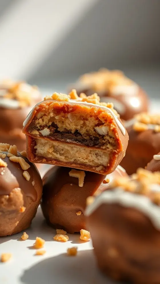 No-Bake PB Butterfinger Bites