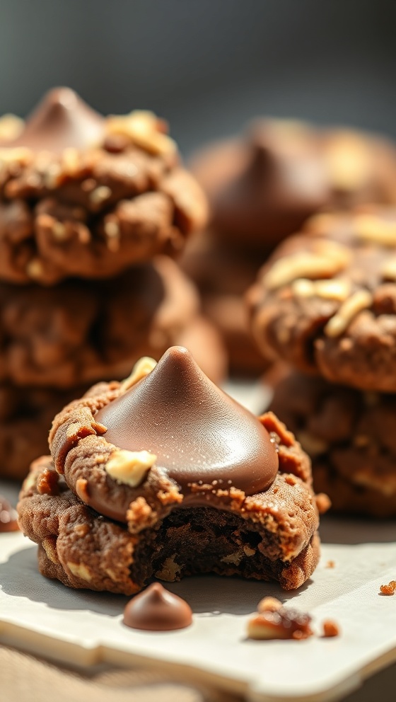 Nutty Chocolate Drop Cookies