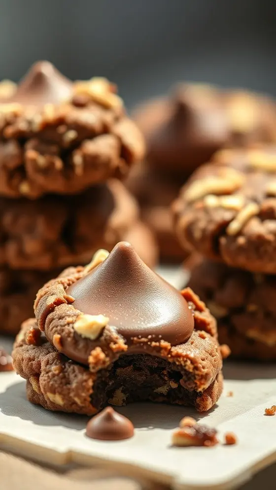 Nutty Chocolate Drop Cookies
