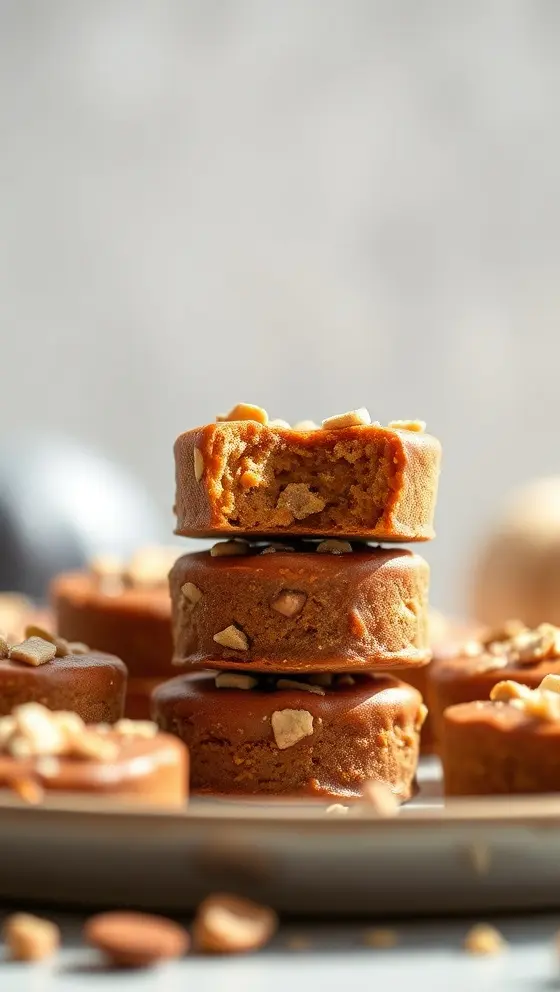 Spiced PB Pumpkin Treats