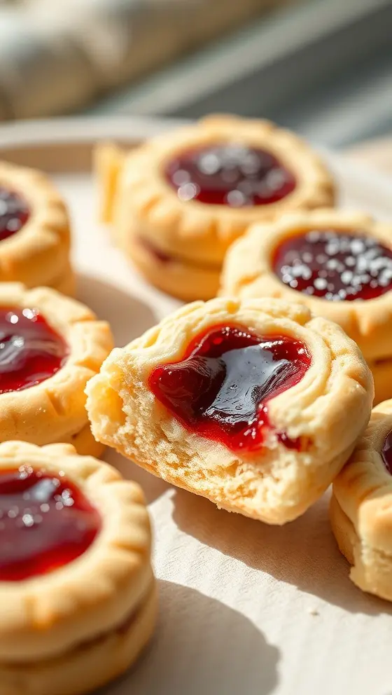 Jam-Filled Shortbread Bites