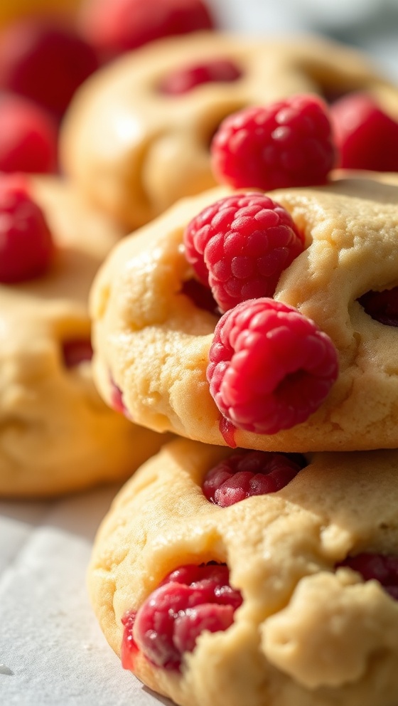 Lemon Raspberry Cookies