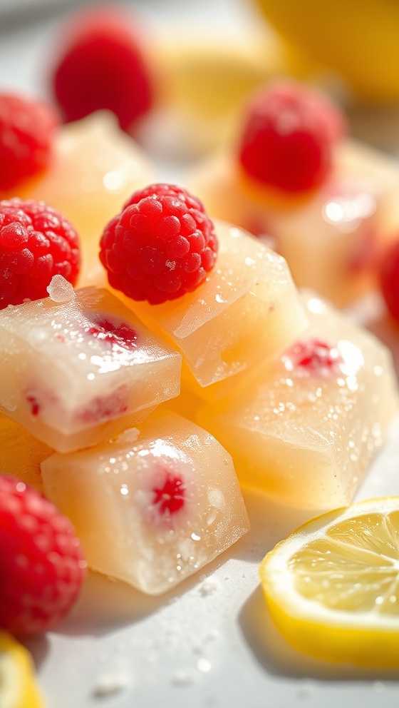 Tangy Lemon Raspberry Drops