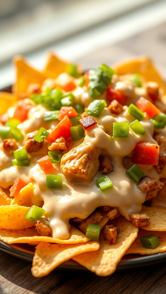 Best Creamy Chicken Nachos Recipe at Home