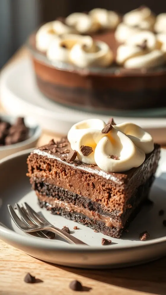 German Chocolate Pie Easy No-Bake Dessert