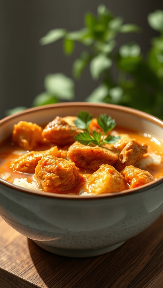 Homemade Ginger Chicken and Rice Soup