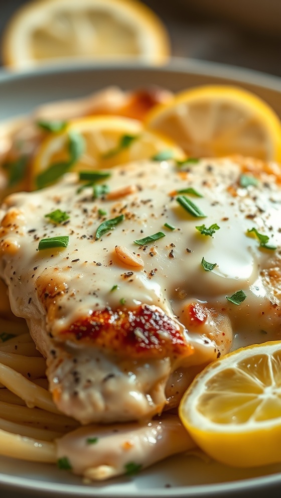 Lemon Chicken Romano Easy Italian Dinner Recipe
