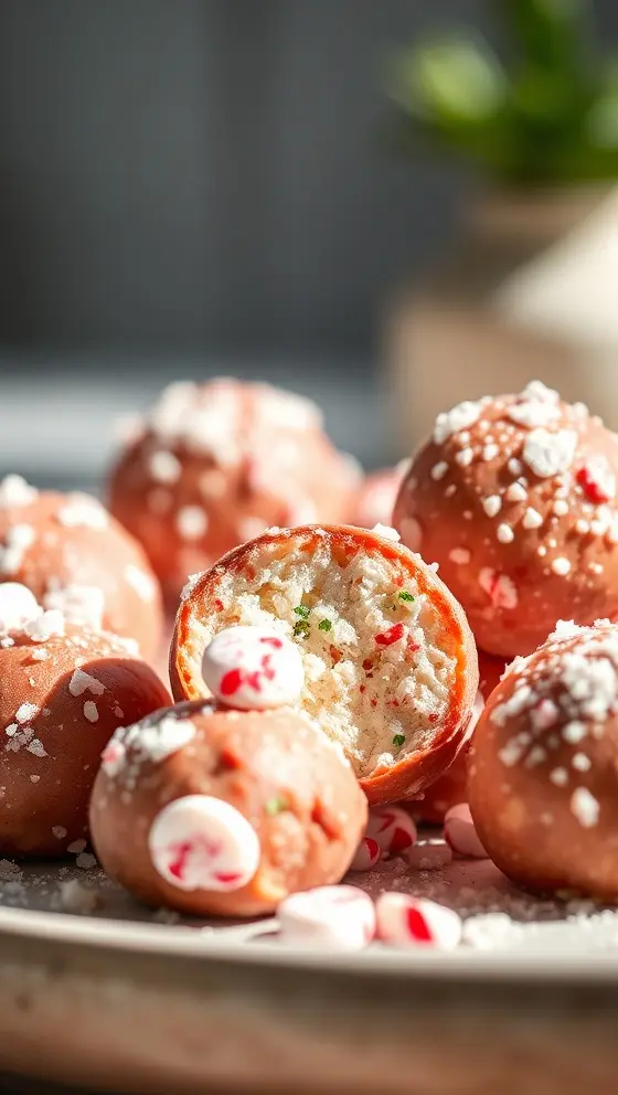 Soft Peppermint Balls No-Bake Holiday Candy
