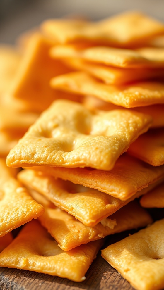 Sourdough Cheez-It Crackers Recipe Crispy Cheesy Snack Delight