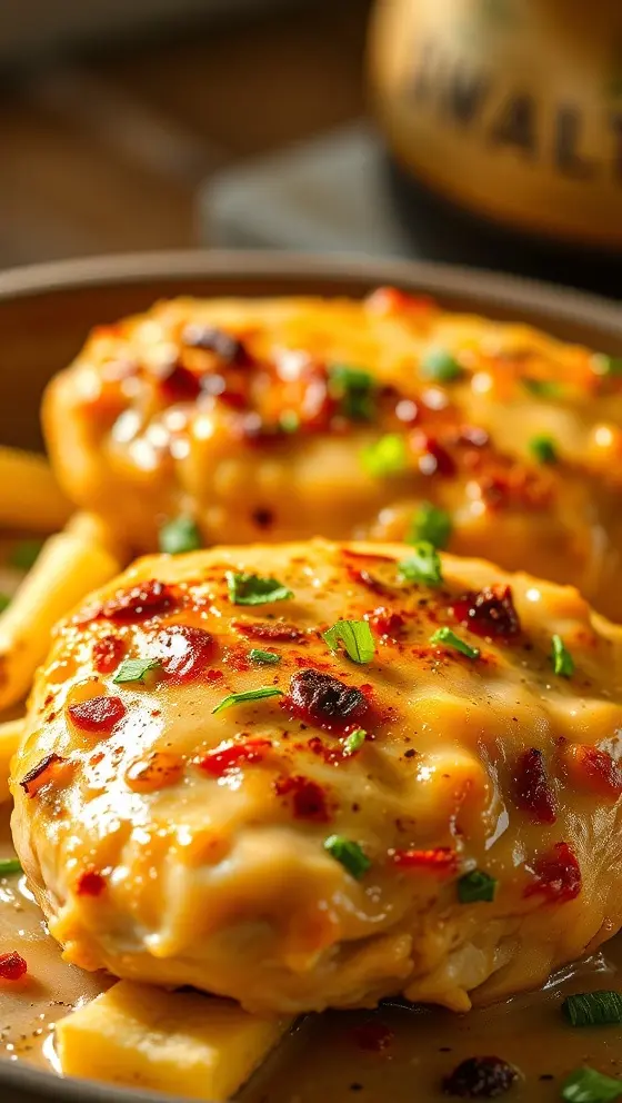 Cheesy Garlic Chicken Bake Easy Family Dinner
