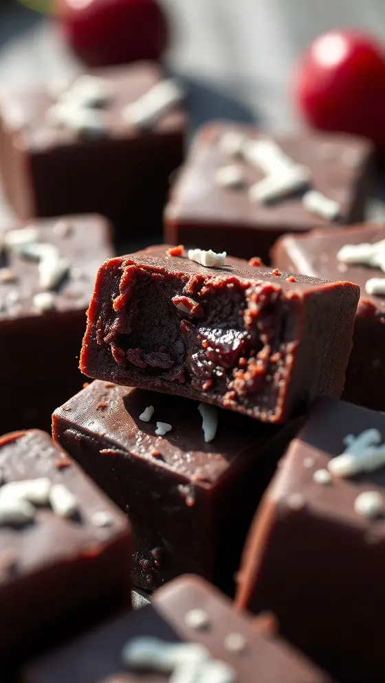 Dracula Dark Cherry Fudges